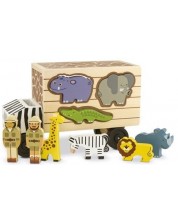 Drveni kamion sorter Melissa & Doug - Safari