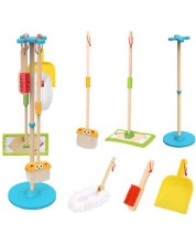 Drveni set za čišćenje Tooky toy -1
