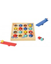 Drvena dječja igra Tooky Toy - Leteće ribe -1