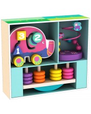 Set za igru Acool Toy - Labirint slono, labirint od perli, vaga s diskovima