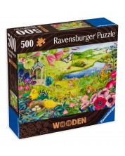 Drvena slagalica Ravensburger od 500 dijelova - Divlji vrt