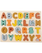 Dječja edukativna slagalica Small Foot - Safari s engleskim alfabetom