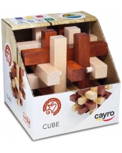 Drvena logička slagalica-zagonetka Cayro - Kocka -1
