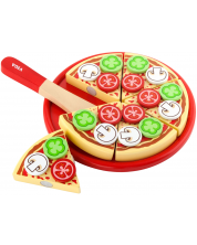 Drveni set za igru Viga - Pizza -1