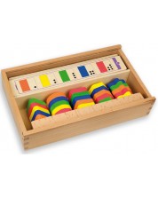 Drvena logička igra Andreu toys – Oblici i boje -1