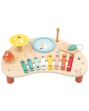 Drveni stol s glazbenim instrumentima Lelin -1
