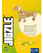 Drvena 3D slagalica Jigzle - Pas