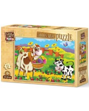 Drvena slagalica Art Puzzle od 25 dijelova - Romantika u šumi