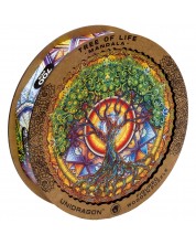 Drvena slagalica Unidragon od 700 dijelova - Mandala Drvo života (veličina RS) -1