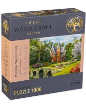 Drvena slagalica Trefl od 1000 dijelova – Viktorijanska kuća -1