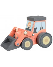 Drvena igračka Orange Tree Toys - Traktor s utovarivačem -1