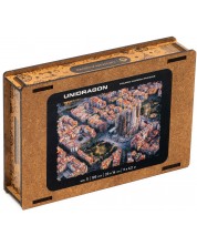 Drvena slagalica Unidragon od 125 dijelova - Sagrada Familia (veličina S)