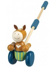 Drvena igračka za guranje Orange Tree Toys - Animals Collection, Poni -1