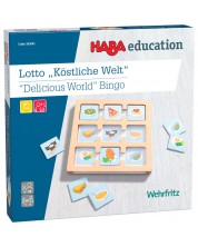 Drvena igra Haba Education – Bingo, ukusni svijet
