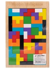Drveni Tetris B-MAX, zasićene boje, veličina А4 