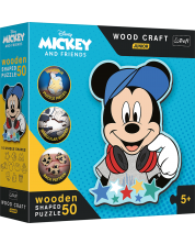 Drvena slagalica Trefl od 50 dijelova - U Mikijevom svijetu