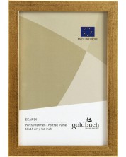 Drveni okvir za fotografije Goldbuch - Zlatni, 10 x 15 cm -1