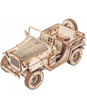Drvena 3D slagalica Robo Time od 369 dijelova - Vojno terensko vozilo -1