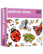 Dječja igra sa slagalicama Galt - Sakupite životinje, 74 komada