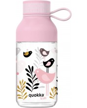 Dječja boca za vodu Quokka Kids - Ice, Birds, 430 ml