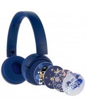 Dječje slušalice BuddyPhones - POP Fun, bežične, plave -1