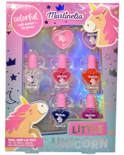 Dječji kozmetički set Martinelia - Little Unicorn, 7 dijelova