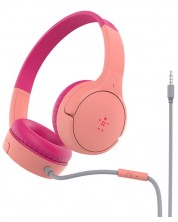 Dječje slušalice s mikrofonom Belkin - SoundForm Mini, ružičaste -1