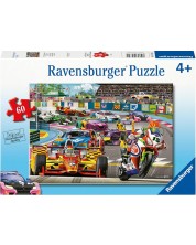 Dječja slagalica Ravensburger od 60 dijelova - Reli na trkaćoj stazi -1