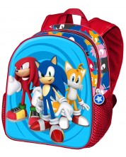Dječji ruksak Karactermania Sonic - Friends, 3D