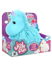 Dječja igračka Eolo Toys Jiggly Pets - Čupavi jednorog sa zvukovima, plavi