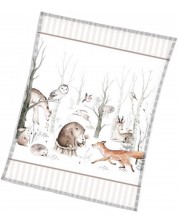 Dječja dekica Sonne - Šumske životinje, 110 x 140 cm -1