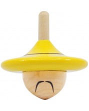 Dječja igračka Svoora - Kinez, drveni zvrk Spinning Hats -1