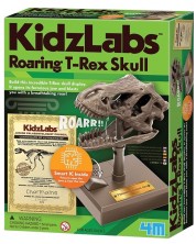 Set za igru 4M Kidz Labs - Lubanja dinosaura koja urliče