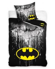 Dječji spavaći set Sonne - Batman Steel logo, 2 dijela -1