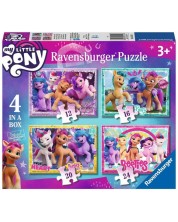 Dječja slagalica Ravensburger 4 u 1 - Mali poni