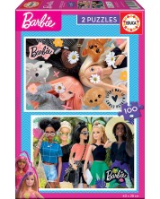 Dječja slagalica Educa od 2 x 100 dijelova - Barbie