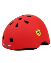 Dječja zaštitna kaciga Mesuca - Ferrari, veličina S, crvena -1