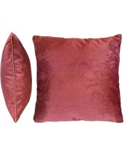 Ukrasni jastuk Aglika - Lux, 45 х 45 cm, baršun, crveni -1
