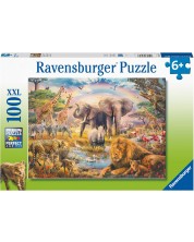 Dječja slagalica Ravensburger od 100 XXL dijelova - Afrički safari -1