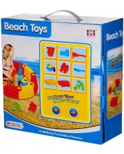 Dječji set za pijesak GT - Dvorac, 15 dijelova -1