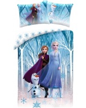 Dječji spavaći set Halantex - Frozen: Elsa, Anna, Olaf -1