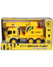 Dječja igračka Moni Toys - Kamion s kabinom i dizalicom, 1:16 -1
