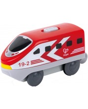 Dječja igračka HaPe International - Međugradska lokomotiva s baterijom, crvena