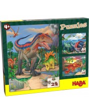 Dječja slagalica 3 u 1 Haba – Dinosaurusi -1