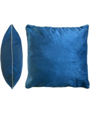 Ukrasni jastuk Aglika - Lux, 45 х 45 cm, baršun, plavi -1