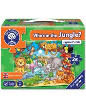 Dječja slagalica Orchard Toys – Tko živi u džungli, 25 dijelova -1