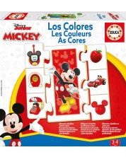 Dječja slagalica Educa 6 u 1 - Boje s Mickey Mouseom i prijateljima