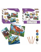 Dječji kreativni set Raya Toys - Slike dinosaura -1