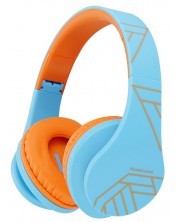 Dječje slušalice PowerLocus - P2, bežične, plavo/narančaste -1