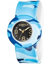 Dječji sat Bill's Watches Mini - Blue Camo